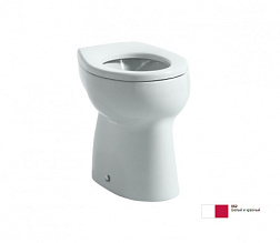 Сиденье для унитаза Florakids белый и красный, детское, с крышкой, дюропласт, быстросъемное 8.9103.0.062.000.1 Laufen